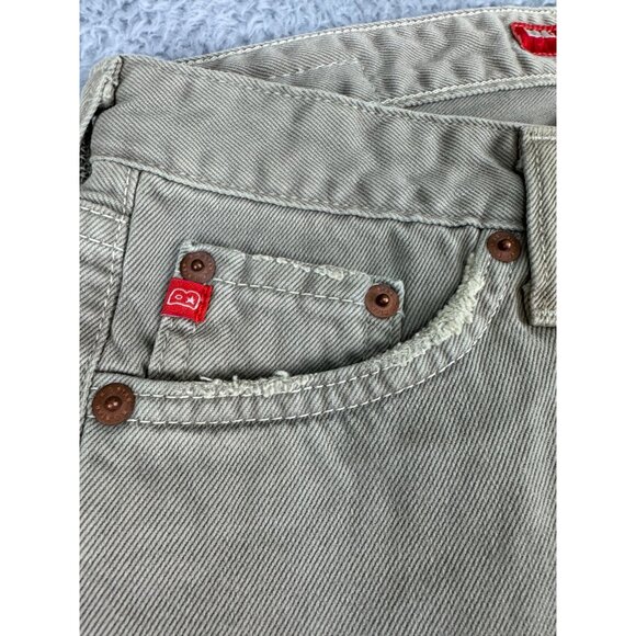 Womens Capri Pants Big Star Size 25R Beige Cotton Denim Made In USA Casual Wear - Picture 10 of 16